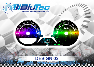 Speedometer Discs for Smart ForFour 454 - DESIGN EDITION 02