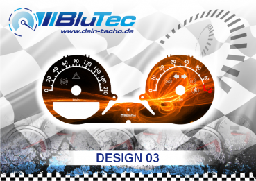 Speedometer Discs for Smart ForFour 454 - DESIGN EDITION 03