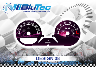 Speedometer Discs for Smart ForFour 454 - DESIGN EDITION 08