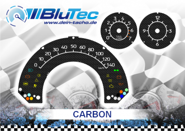 Speedometer Discs for Smart ForTwo 450 - CARBON EDITION