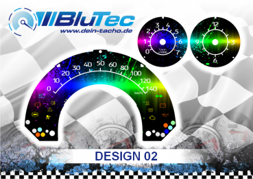 Speedometer Discs for Smart ForTwo 450 - DESIGN EDITION 02