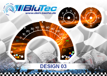 Speedometer Discs for Smart ForTwo 450 - DESIGN EDITION 03
