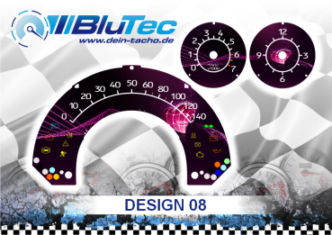 Speedometer Discs for Smart ForTwo 450 - DESIGN EDITION 08