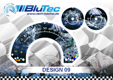 Speedometer Discs for Smart ForTwo 450 - DESIGN EDITION 09