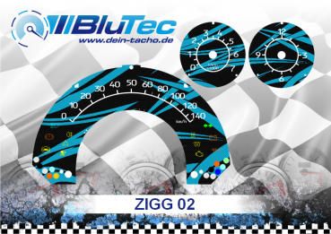 Speedometer Discs for Smart ForTwo 450 - ZIGG EDITION