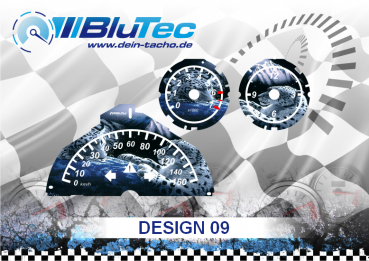 Speedometer Discs for Smart ForTwo 451 - DESIGN EDITION 09