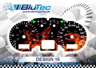 Speedometer Discs for VW Golf 4 - DESIGN EDITION 16