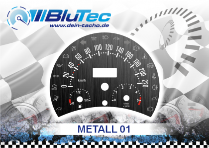 Speedometer Discs for VW New Beetle - METALL EDITION