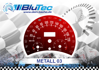 Speedometer Discs for VW New Beetle - METALL EDITION