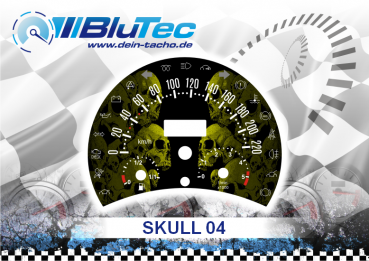 Speedometer Discs for VW New Beetle - SKULL EDITION