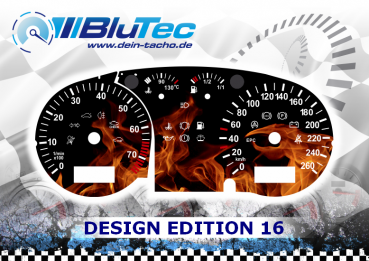 Tachoscheiben für VW Passat 3B - DESIGN EDITION 16