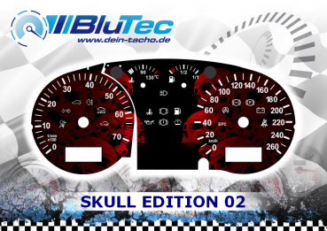 Speedometer Discs for VW Passat 3B - SKULL EDITION