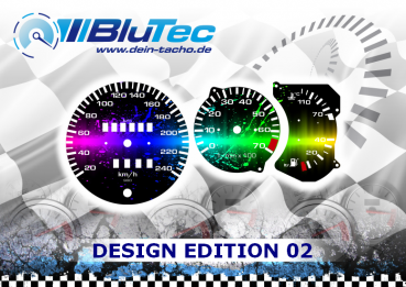 Speedometer Discs for VW Polo 86c - DESIGN EDITION 02