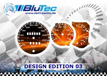 Speedometer Discs for VW Polo 86c - DESIGN EDITION 03