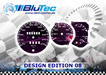 Speedometer Discs for VW Polo 86c - DESIGN EDITION 08