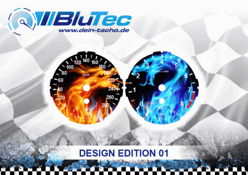 Speedometer Dials series for BMW E60-E64, E70-E71, E90-E93 4 Zylinder - Design Edition 01