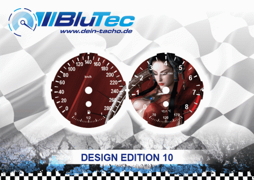 Speedometer Dials series for BMW E60-E64, E70-E71, E90-E93 4 Zylinder - Design Edition 10