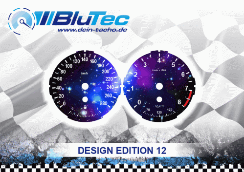 Speedometer Dials series for BMW E60-E64, E70-E71, E90-E93 4 Zylinder - Design Edition 12