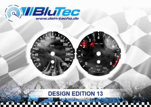 Speedometer Dials series for BMW E60-E64, E70-E71, E90-E93 4 Zylinder - Design Edition 13