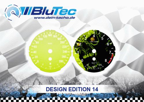 Tachoscheiben Modellreihe BMW E60-E64, E70-E71, E90-E93 4 Zylinder - Design Edition 14