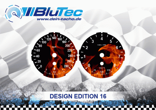 Speedometer Dials series for BMW E60-E64, E70-E71, E90-E93 4 Zylinder - Design Edition 16