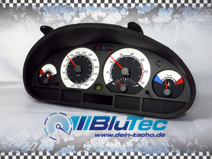 Speedometer Dials series for BMW E46 - WHITE vs BLACK