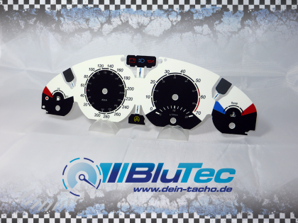 Speedometer Dials series for BMW E46 - WHITE vs BLACK