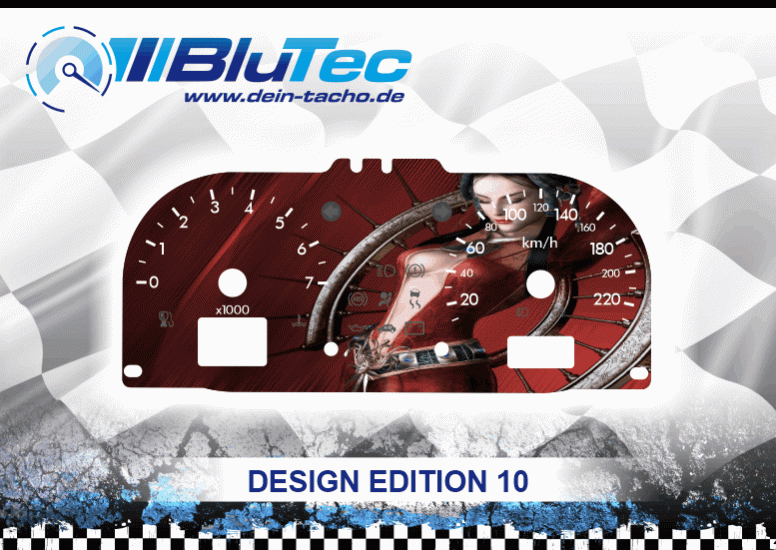 Speedometer Discs for Ford Fiesta MK6 - DESIGN EDITION 10