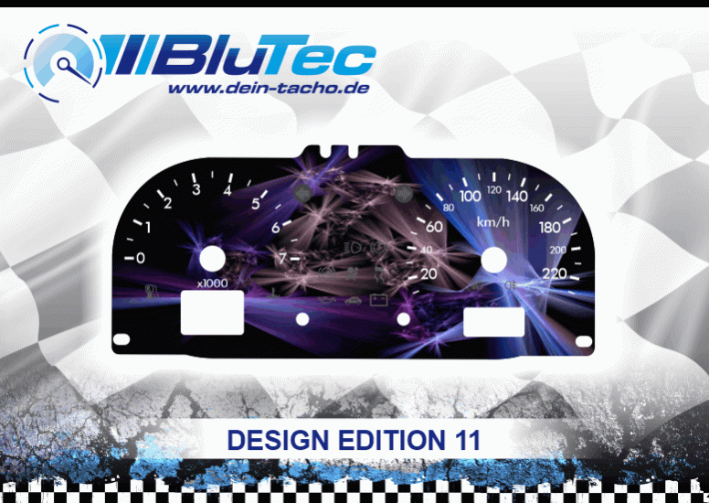 Speedometer Discs for Ford Fiesta MK6 - DESIGN EDITION 11