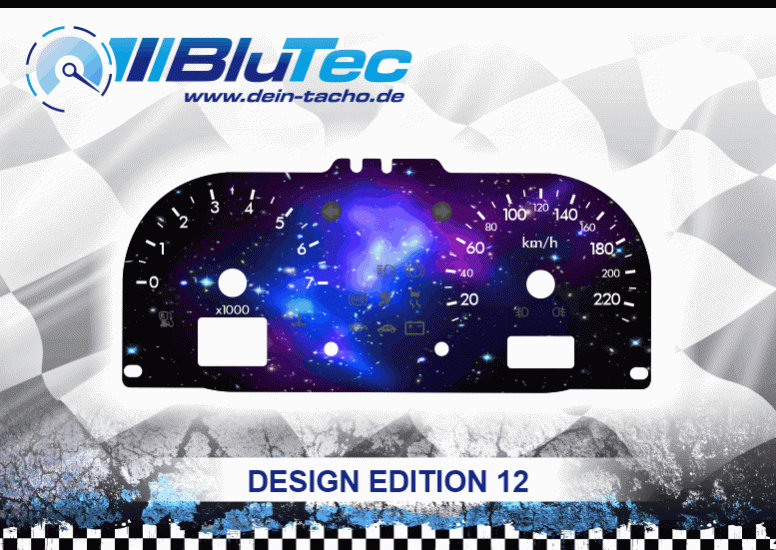 Speedometer Discs for Ford Fiesta MK6 - DESIGN EDITION 12