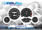 Speedometer Dials series for BMW E30 - CARBON EDITION