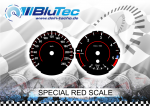 Speedometer Dials series for BMW E81 E82 E84 E87 E88 - SPECIAL RED SCALE