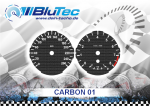 Speedometer Dials series for BMW E81 E82 E84 E87 E88 - Carbon Edition