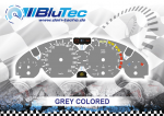Speedometer Dials series for BMW E46 - GREY COLORED