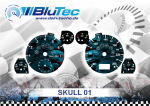 Speedometer Discs for AUDI A3 A4 A6 B5 - SKULL EDITION