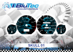 Speedometer Discs for AUDI 100 200 C4 - SKULL EDITION