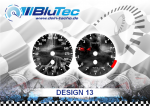 Speedometer Dials series for BMW E60-E64, E70-E71, E90-E93 6 Zylinder - Design Edition 13