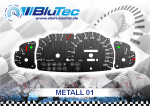 Speedometer Discs for Opel Omega B - METALL EDITION
