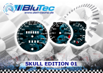Speedometer Discs for VW Polo 86c - SKULL EDITION